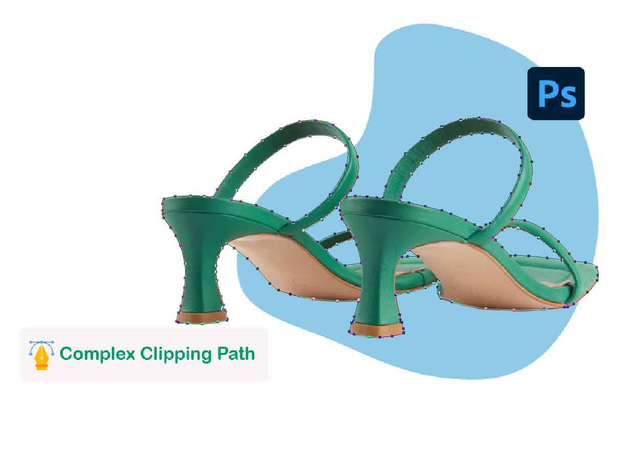 Hand-drawn Clipping Path Service for clean and sharp edges