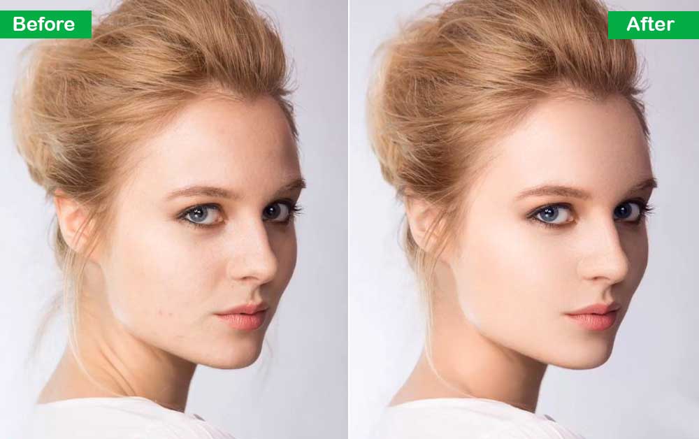 High-end photo retouching service for flawless and polished images